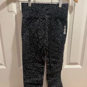 Gymshark Black Leopard Leggings